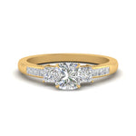 Load image into Gallery viewer, cushion-cut-channel-three-stone-diamond-engagement-ring-in-yellow-gold-FDENS205CUR-NL-YG.jpg
