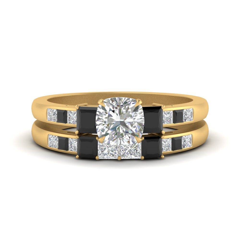 cushion-cut-channel-three-stone-diamond-engagement-ring-with-black-diamond-in-yellow-gold-FDENS205CUGBLACK-NL-YG.jpg
