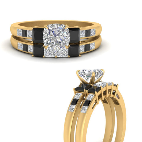 cushion-cut-channel-three-stone-diamond-engagement-ring-with-black-diamond-in-yellow-gold-FDENS205CUGBLACK-NL-YG.jpg