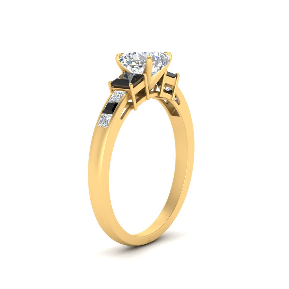 cushion-cut-channel-three-stone-diamond-engagement-ring-with-black-diamond-in-yellow-gold-FDENS205CURGBLACK-NL-YG.jpg