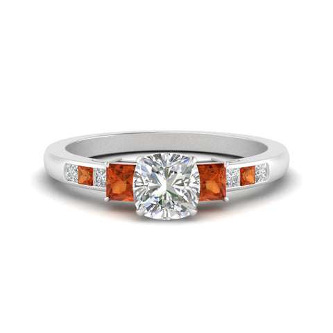 cushion-cut-channel-three-stone-diamond-engagement-ring-with-orange-sapphire-in-white-gold-FDENS205CURGSAOR-NL-WG.jpg