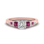 Load image into Gallery viewer, cushion-cut-channel-three-stone-diamond-engagement-ring-with-pink-sapphire-in-rose-gold-FDENS205CURGSADRPI-NL-RG.jpg
