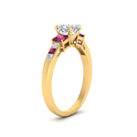 Load image into Gallery viewer, cushion-cut-channel-three-stone-diamond-engagement-ring-with-pink-sapphire-in-yellow-gold-FDENS205CURGSADRPI-NL-YG.jpg
