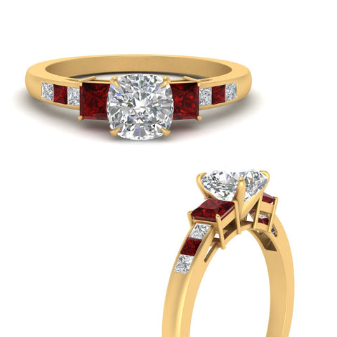 cushion-cut-channel-three-stone-diamond-engagement-ring-with-ruby-in-yellow-gold-FDENS205CURGRUDR-NL-YG.jpg