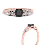 Load image into Gallery viewer, cushion-cut-cluster-black-diamond-engagement-ring-in-rose-gold-FDENS3110CURGBLACK-NL-RG.jpg
