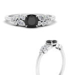 Load image into Gallery viewer, cushion-cut-cluster-black-diamond-engagement-ring-in-white-gold-FDENS3110CURGBLACK-NL-WG.jpg
