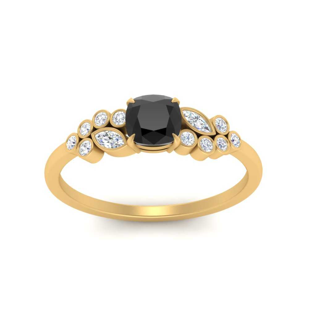 cushion-cut-cluster-black-diamond-engagement-ring-in-yellow-gold-FDENS3110CURGBLACK-NL-YG.jpg