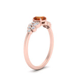 Load image into Gallery viewer, cushion-cut-cluster-orange-sapphire-engagement-ring-in-rose-gold-FDENS3110CURGSAOR-NL-RG.jpg
