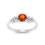 Load image into Gallery viewer, cushion-cut-cluster-orange-sapphire-engagement-ring-in-white-gold-FDENS3110CURGSAOR-NL-WG.jpg
