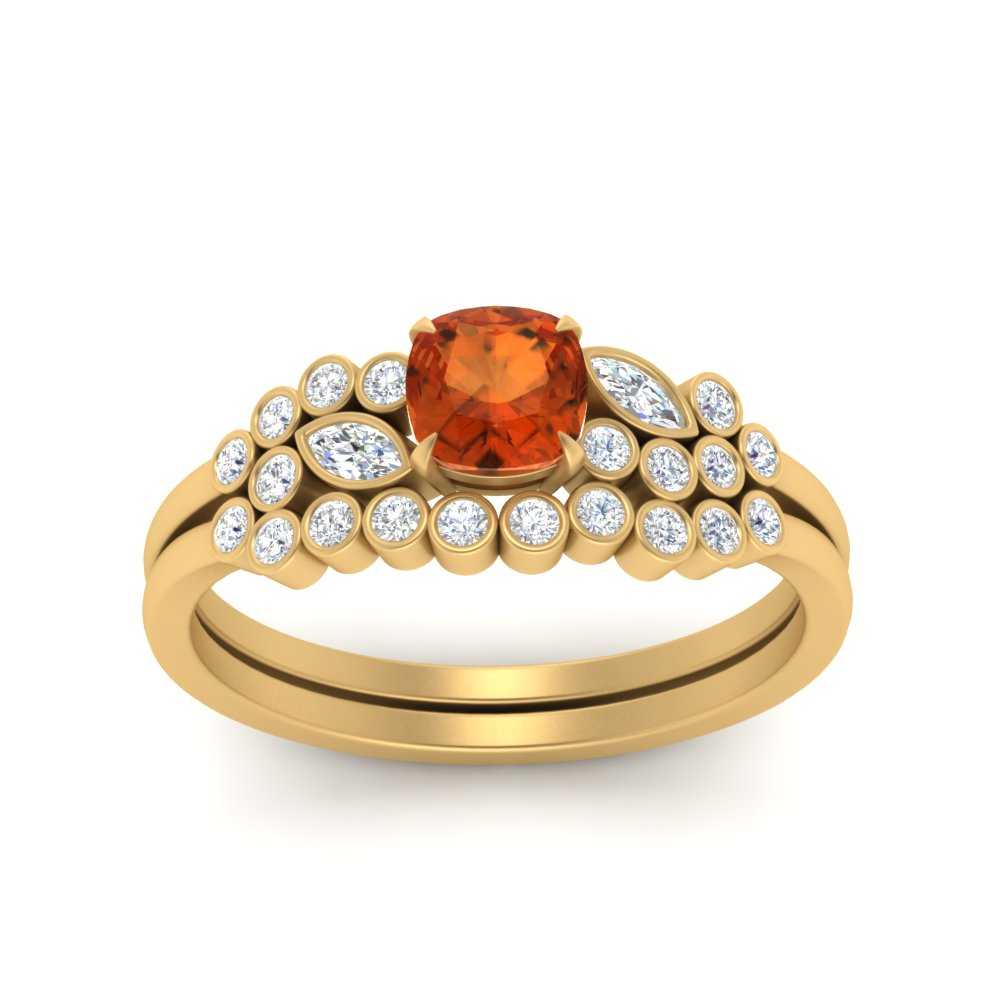 cushion-cut-cluster-orange-sapphire-wedding-ring-set-in-yellow-gold-FDENS3110CUGSAOR-NL-YG.jpg