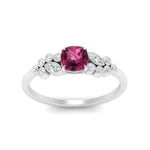 Load image into Gallery viewer, cushion-cut-cluster-pink-sapphire-engagement-ring-in-white-gold-FDENS3110CURGSADRPI-NL-WG.jpg
