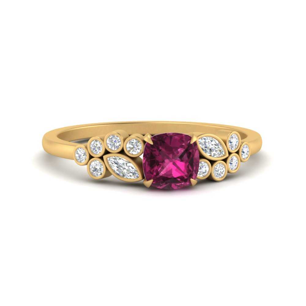 cushion-cut-cluster-pink-sapphire-engagement-ring-in-yellow-gold-FDENS3110CURGSADRPI-NL-YG.jpg