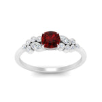 Load image into Gallery viewer, cushion-cut-cluster-ruby-engagement-ring-in-white-gold-FDENS3110CURGRUDR-NL-WG.jpg
