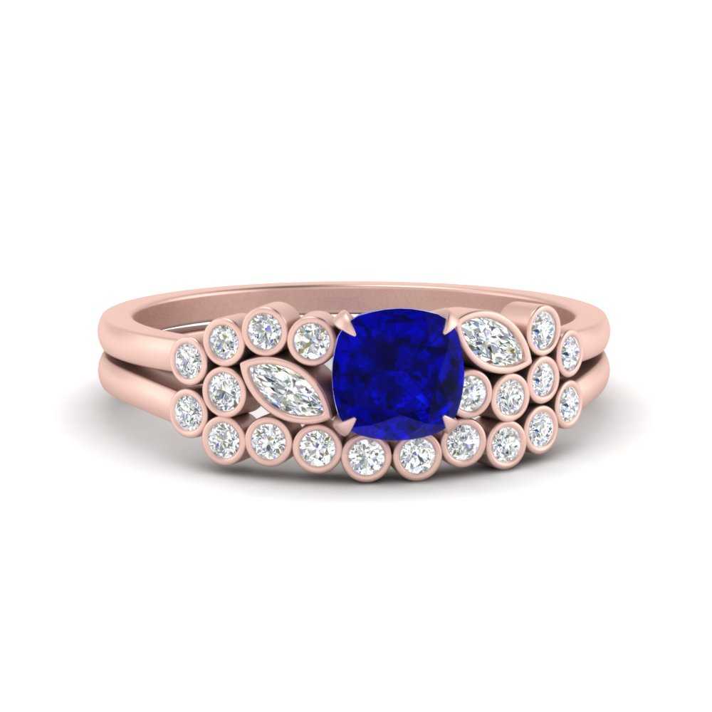 cushion-cut-cluster-sapphire-wedding-ring-set-in-rose-gold-FDENS3110CUGSABL-NL-RG.jpg