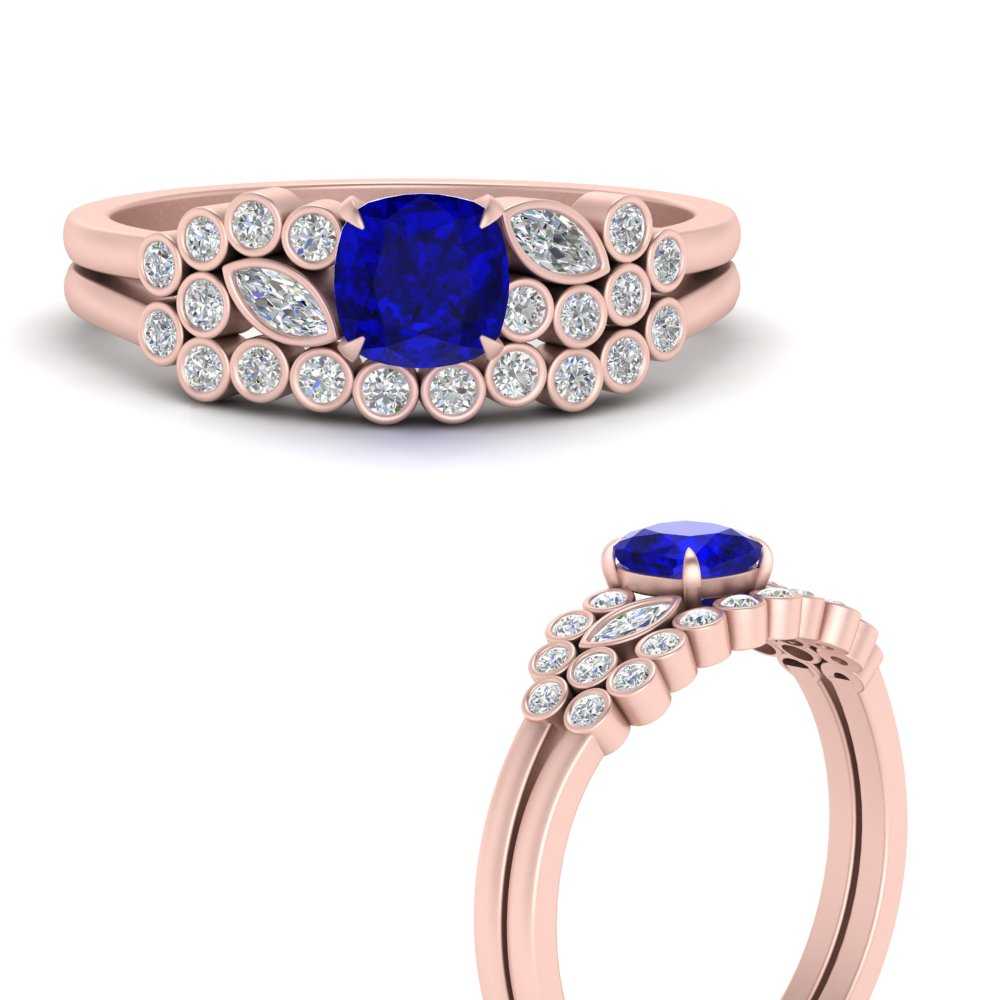 cushion-cut-cluster-sapphire-wedding-ring-set-in-rose-gold-FDENS3110CUGSABL-NL-RG.jpg