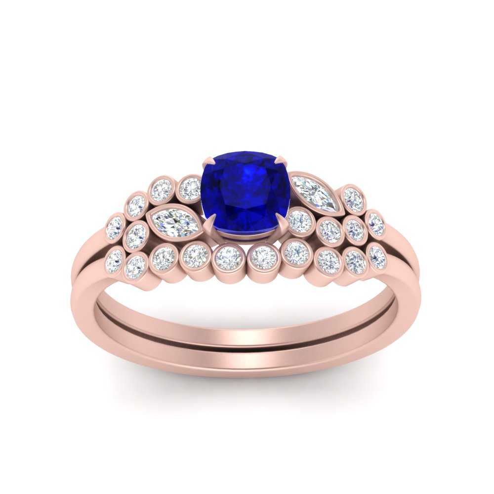 cushion-cut-cluster-sapphire-wedding-ring-set-in-rose-gold-FDENS3110CUGSABL-NL-RG.jpg