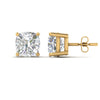 Load image into Gallery viewer, Cushion Diamond Basket Stud Earring