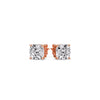 Load image into Gallery viewer, Cushion Diamond Basket Stud Earring