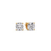 Load image into Gallery viewer, Cushion Diamond Basket Stud Earring