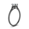 Load image into Gallery viewer, cushion-cut-diamond-celtic-solitaire-ring-in-black-gold-FD8541CURANGLE2-NL-BG?v=1758624136