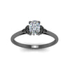 Load image into Gallery viewer, cushion-cut-diamond-celtic-solitaire-ring-in-black-gold-FD8541CURANGLE5-NL-BG?v=1758624136