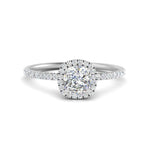 Load image into Gallery viewer, cushion-cut-diamond-halo-petite-engagement-ring-in-white-gold-FD8523CURANGLE3-NL-WG
