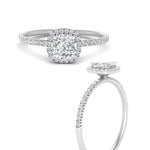 Load image into Gallery viewer, cushion-cut-diamond-halo-petite-engagement-ring-in-white-gold-FD8523CURANGLE3-NL-WG
