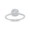 Load image into Gallery viewer, cushion-cut-diamond-halo-petite-engagement-ring-in-white-gold-FD8523CURANGLE3-NL-WG