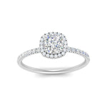 Load image into Gallery viewer, cushion-cut-diamond-halo-petite-engagement-ring-in-white-gold-FD8523CURANGLE3-NL-WG
