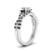 Load image into Gallery viewer, cushion-cut-diamond-twisted-floral-prong-black-diamond-wedding-set-white-gold-FD10257CUGBLACK-ANGLE2-NL-WG?v=1756359958