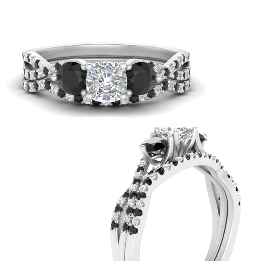 cushion-cut-diamond-twisted-floral-prong-black-diamond-wedding-set-white-gold-FD10257CUGBLACK-ANGLE3-NL-WG?v=1756359958