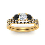 Load image into Gallery viewer, cushion-cut-diamond-twisted-floral-prong-black-diamond-wedding-set-yellow-gold-FD10257CUGBLACK-ANGLE5-NL-YG_9e3d68dd-96d0-4c4c-a5f0-749efd8d2f48?v=1756360108