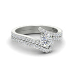 Load image into Gallery viewer, cushion-cut-diamond-wedding-ring-set-in-FDENS3007CU-NL-WG
