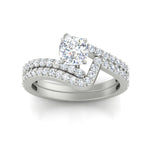 Load image into Gallery viewer, cushion-cut-diamond-wedding-ring-set-in-FDENS3007CU-NL-WG
