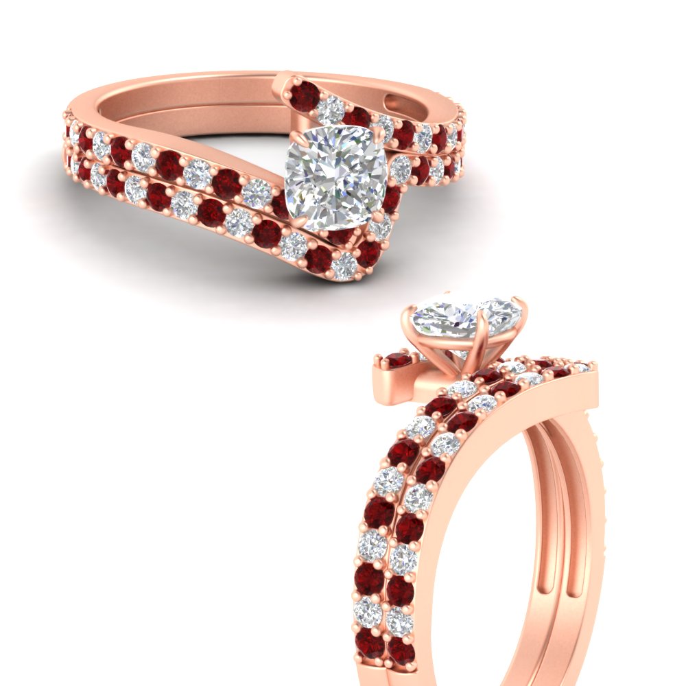 cushion-cut-diamond-wedding-ring-set-with-ruby-in-FDENS3007CUGRUDR-NL-RG