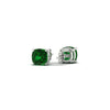 Load image into Gallery viewer, cushion-cut-emerald-basket-stud-earring-1-carat-in-platinum-fdear10411cugemgrangle4-1.00ct-nl-wg.jpg
