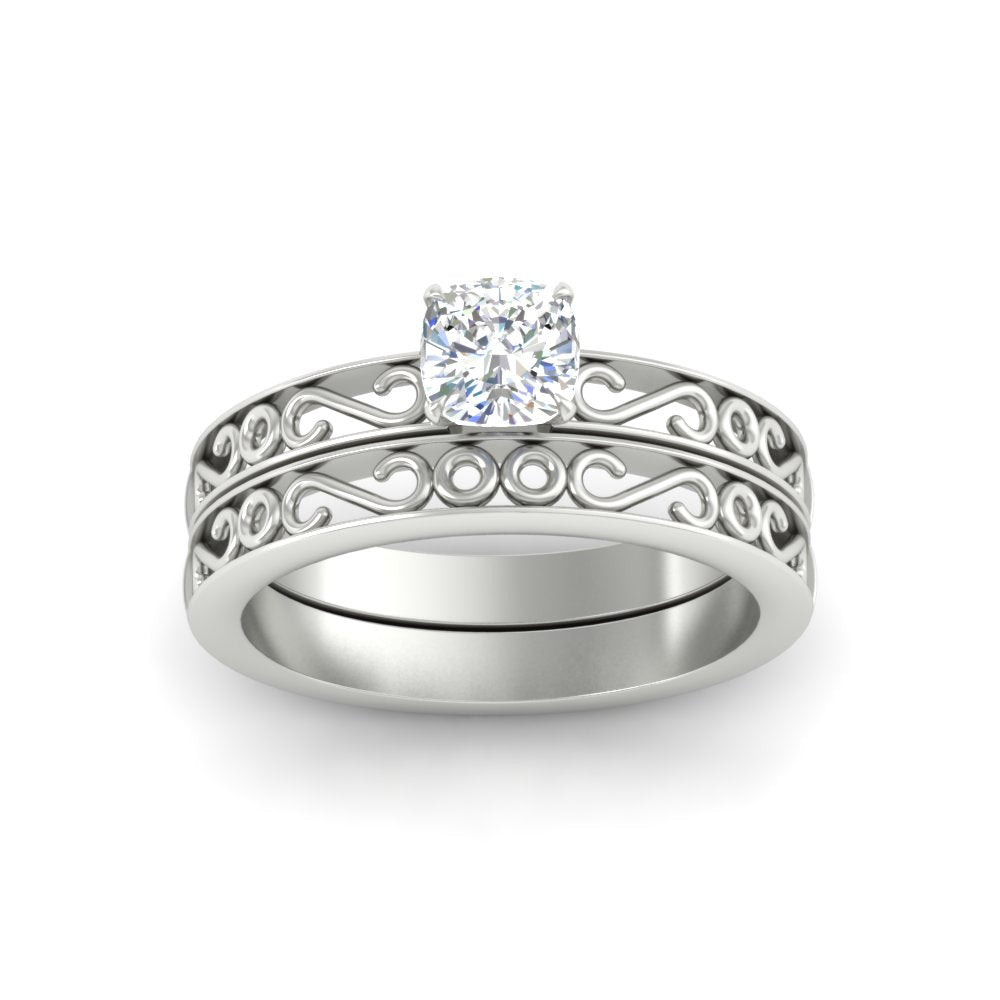 cushion-cut-filigree-single-stone-diamond-wedding-ring-set-in-white-gold-FDENS3289CUANGLE5-NL-WG.jpg?v=1763371053
