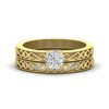 Load image into Gallery viewer, cushion-cut-filigree-single-stone-diamond-wedding-ring-set-in-yellow-gold-FDENS3289CU-NL-YG.jpg?v=1763371053