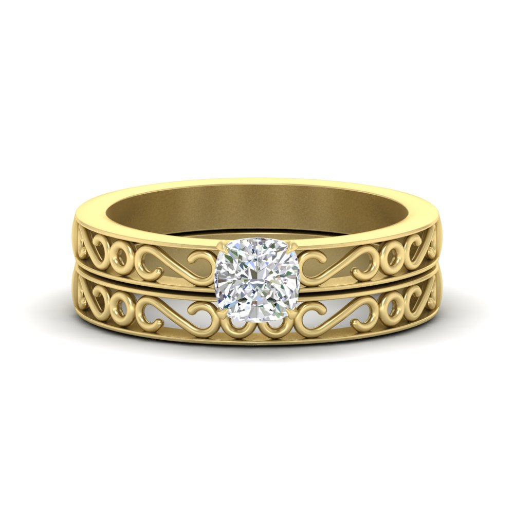 cushion-cut-filigree-single-stone-diamond-wedding-ring-set-in-yellow-gold-FDENS3289CU-NL-YG.jpg?v=1763371053
