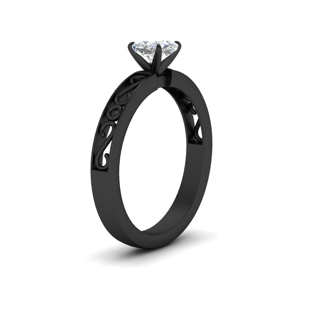 cushion-cut-filigree-single-stone-engagement-ring-in-black-gold-FDENS3289CURANGLE2-NL-BG.jpg?v=1763370579