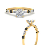 Load image into Gallery viewer, cushion-cut-floating-marquise-accent-black-diamond-engagement-ring-in-yellow-gold-FDEWB9398CURGBLACKANGEL3-NL-YG?v=1756366327
