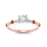 Load image into Gallery viewer, cushion-cut-floating-marquise-accent-orange-sapphire-engagement-ring-in-rose-gold-FDEWB9398CURGSAORANGEL5-NL-RG_d28f1a42-d226-486c-a6e3-e0aa209193bd?v=1756366477

