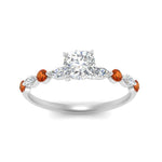 Load image into Gallery viewer, cushion-cut-floating-marquise-accent-orange-sapphire-engagement-ring-in-white-gold-FDEWB9398CURGSAORANGEL5-NL-WG_897ec51c-d26f-4a7c-94ca-e5cc8be04633?v=1756366477
