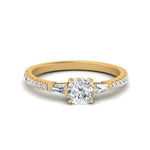 Load image into Gallery viewer, Delicate Antique Pave Cushion Cut Diamond Ring
