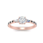 Load image into Gallery viewer, Delicate Antique Pave Cushion Cut Diamond Ring
