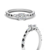 Load image into Gallery viewer, Delicate Antique Pave Cushion Cut Diamond Ring