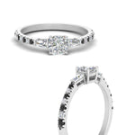 Load image into Gallery viewer, Delicate Antique Pave Cushion Cut Diamond Ring
