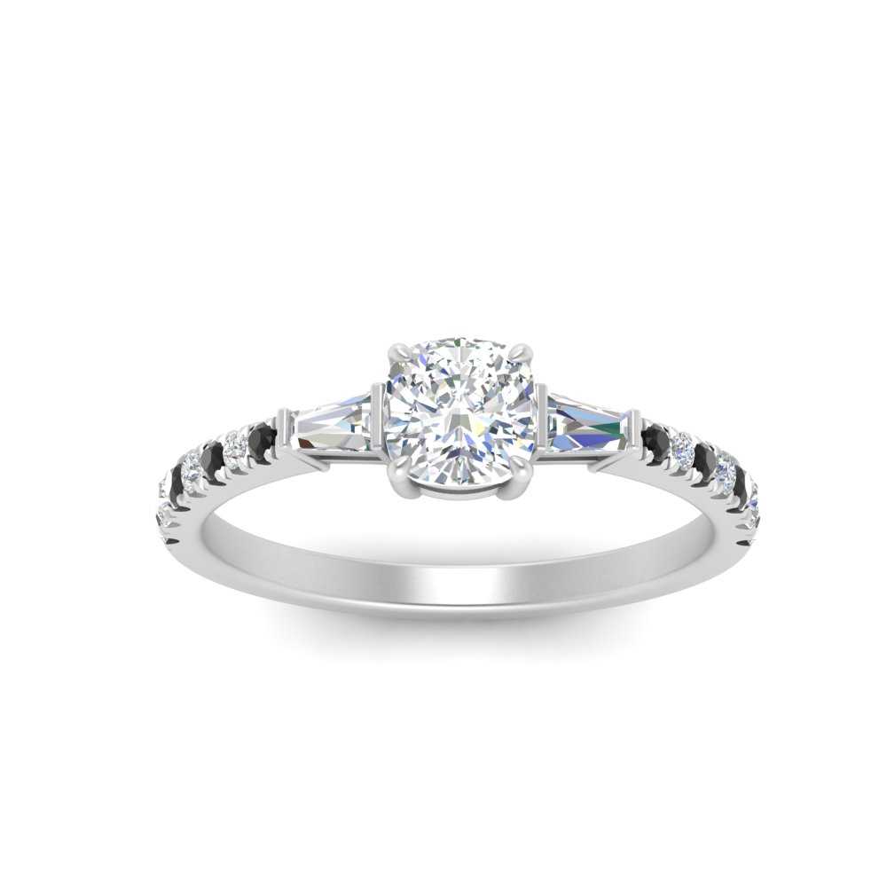 Delicate Antique Pave Cushion Cut Diamond Ring