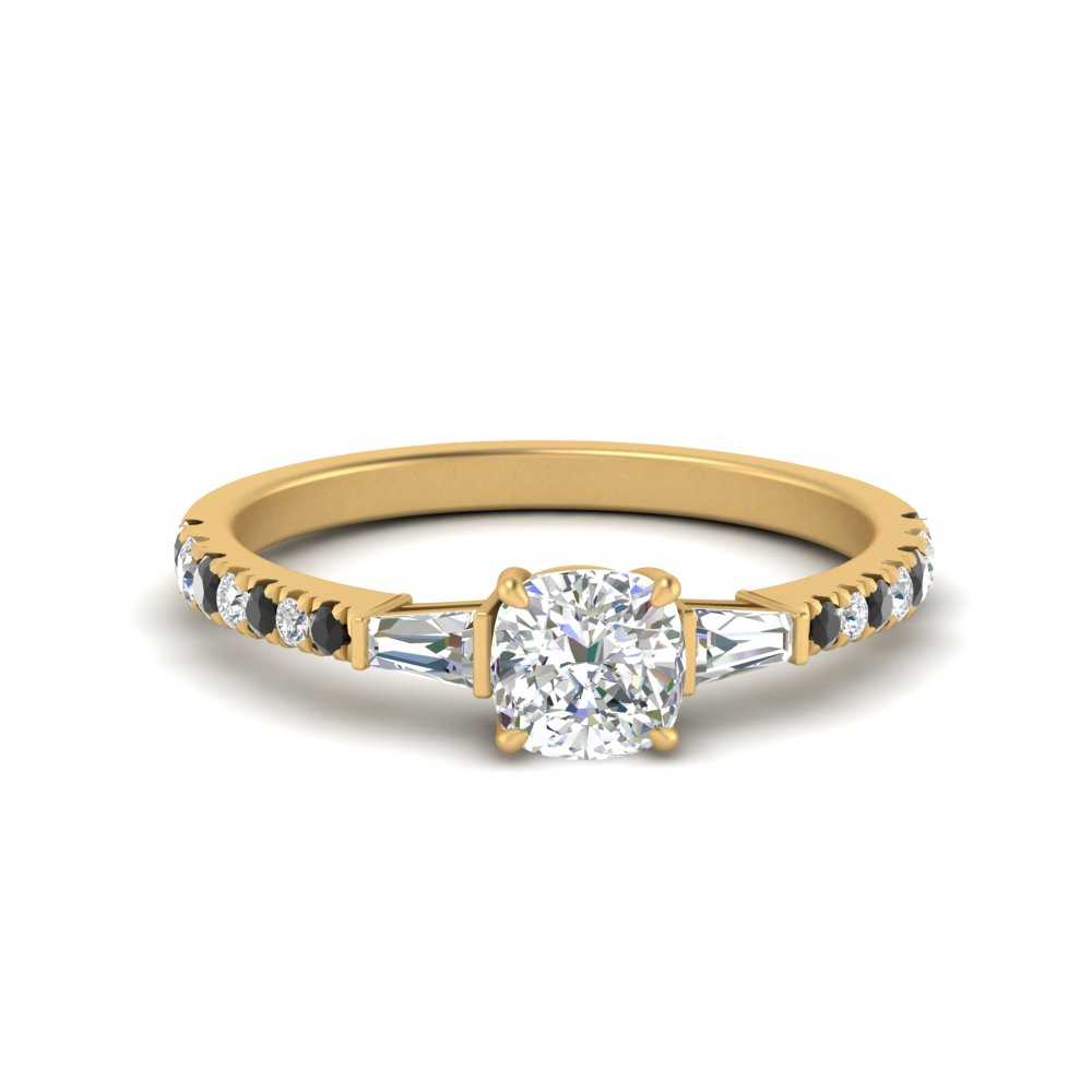 Delicate Antique Pave Cushion Cut Diamond Ring