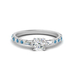Load image into Gallery viewer, Delicate Antique Pave Cushion Cut Diamond Ring
